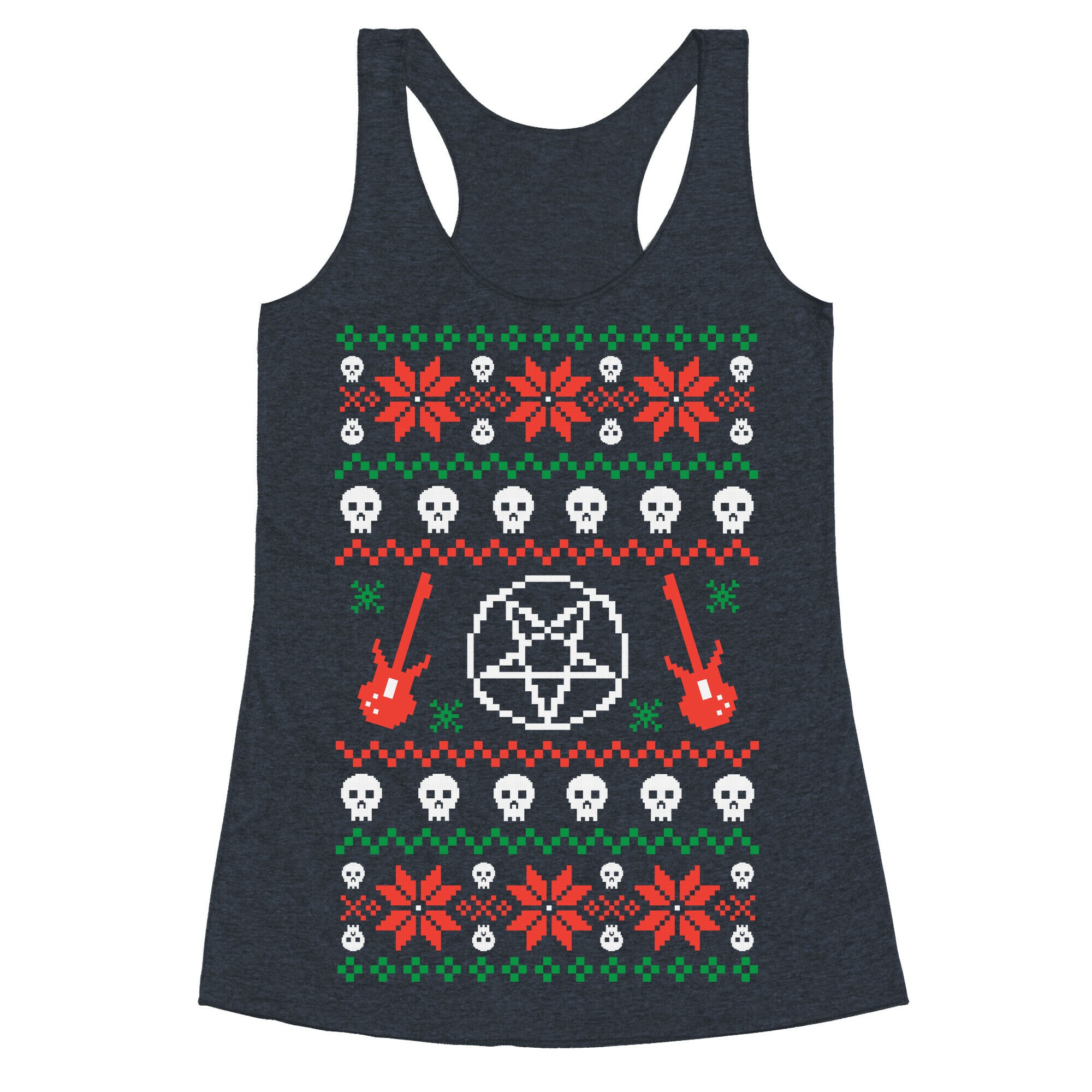 Ugly Sweater Heavy Metal Racerback Tank